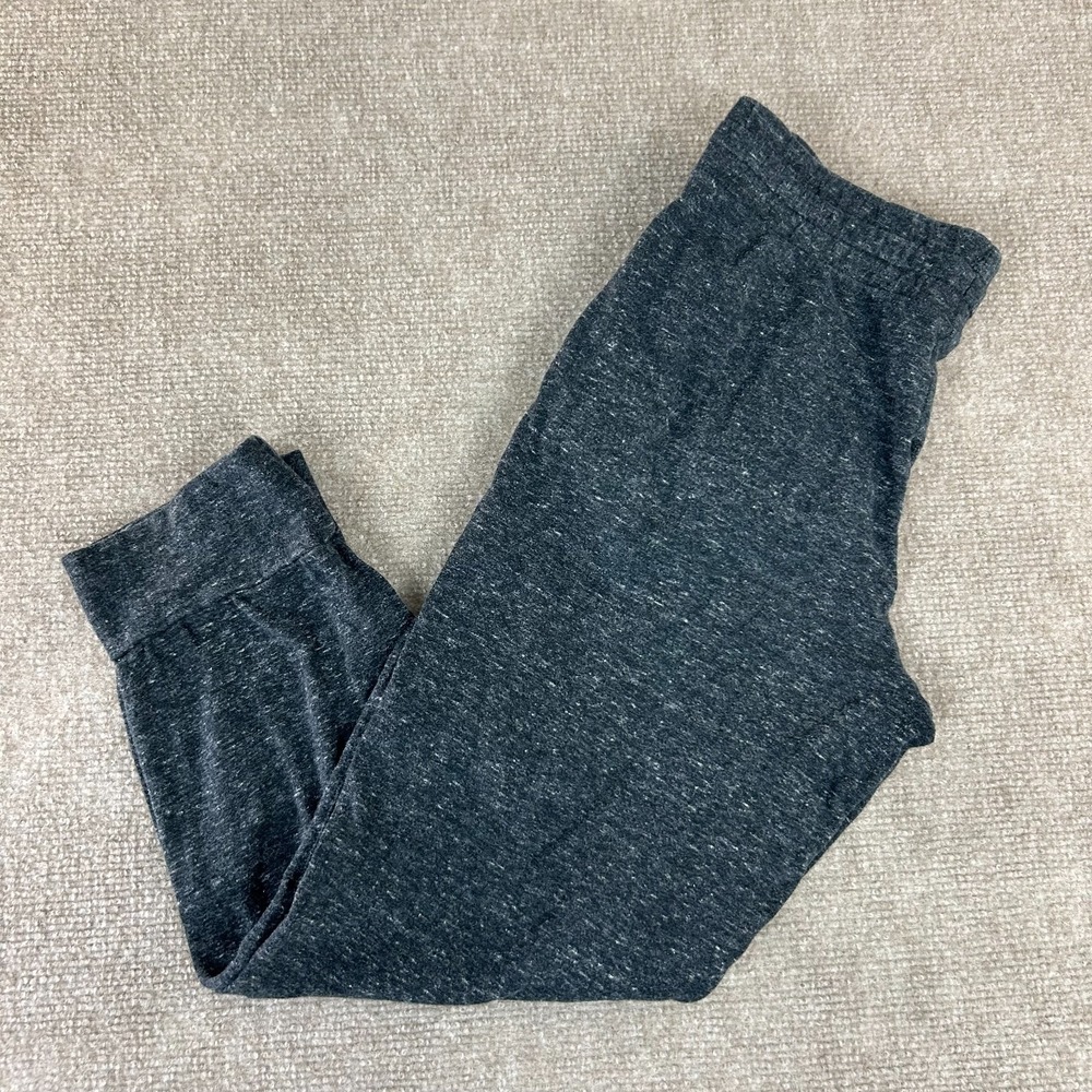 Nike Sweatpants Mens Large Charcoal Gray Standard Fit Fleece Lined Tapered Leg